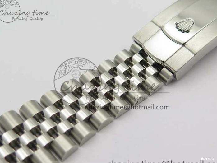 MiroTime 0701 DateJust Smooth Bezel SS Noob 1:1 Best Edition Gray Sticks Dial On Jubilee Bracelet A Packable 3505